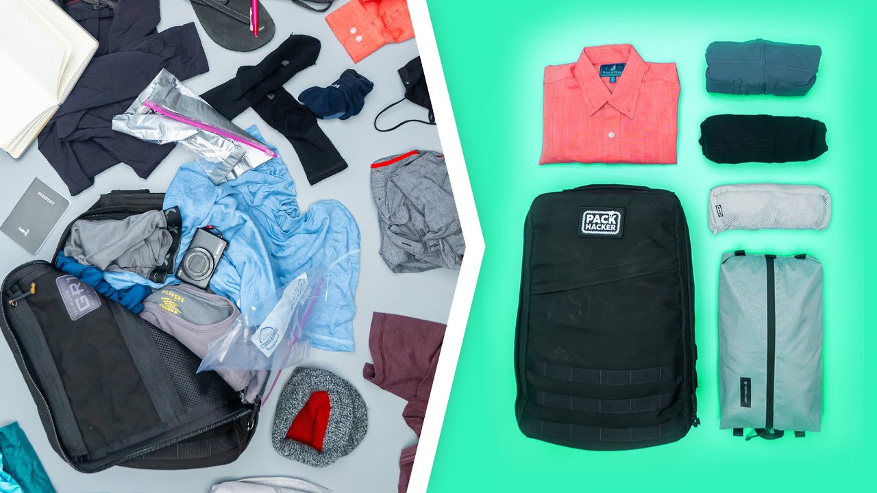 How to Pack Clothing for One Bag Travel Minimalist