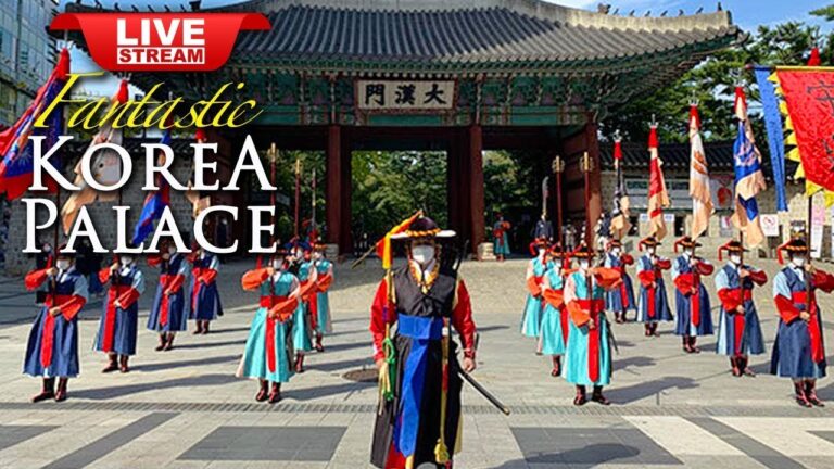 Walking Tour in Seoul Korea – Beautiful Gyeongbokgung Palace – Korean History Walk Travel Vlog TV