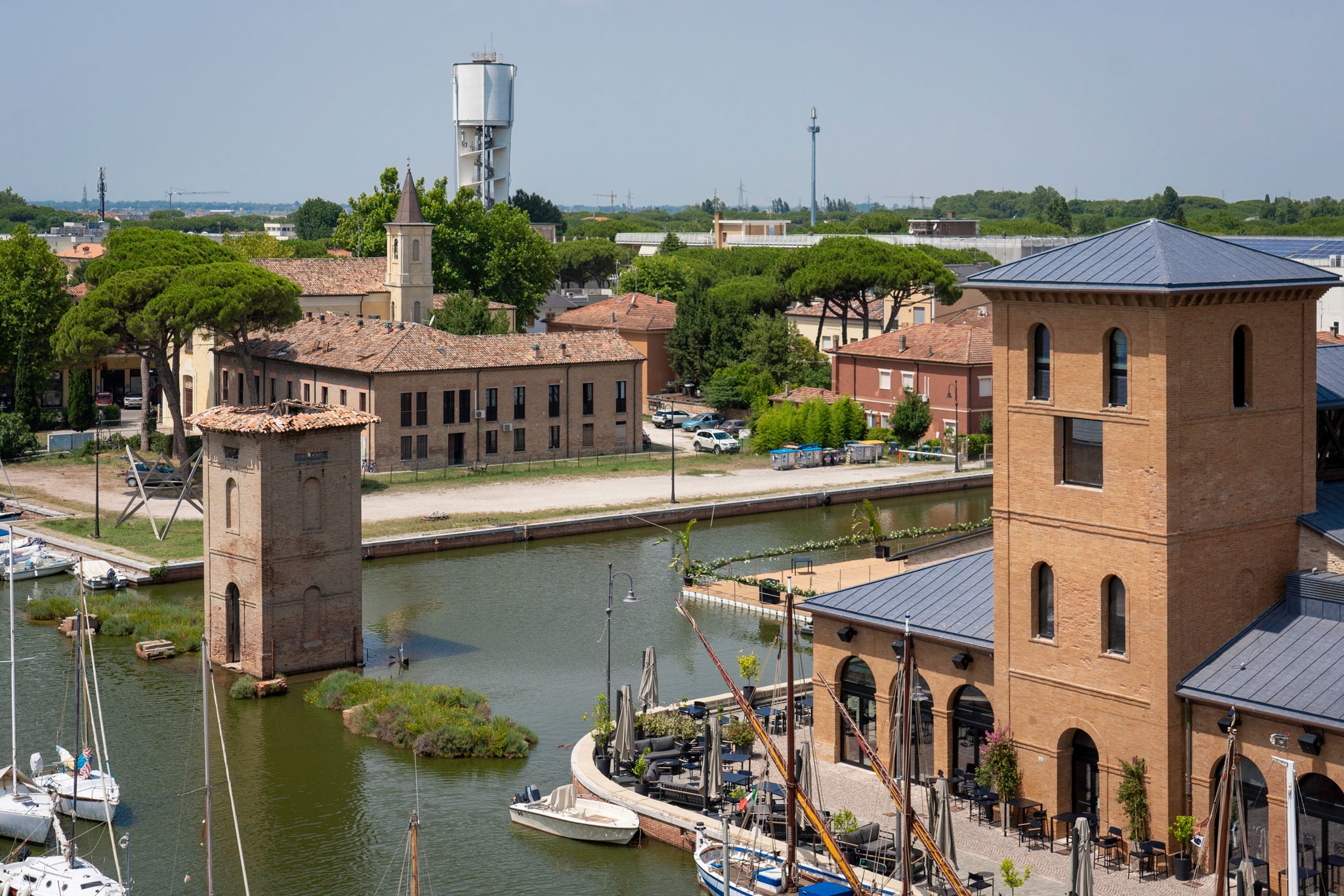 The canals of Cervia were central to the city's salt works