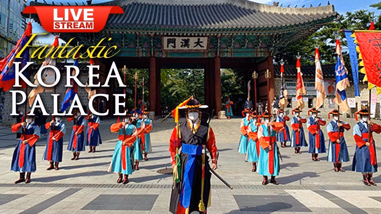 Walking Tour in Seoul Korea - Beautiful Gyeongbokgung Palace - Korean History Walk Travel Vlog TV