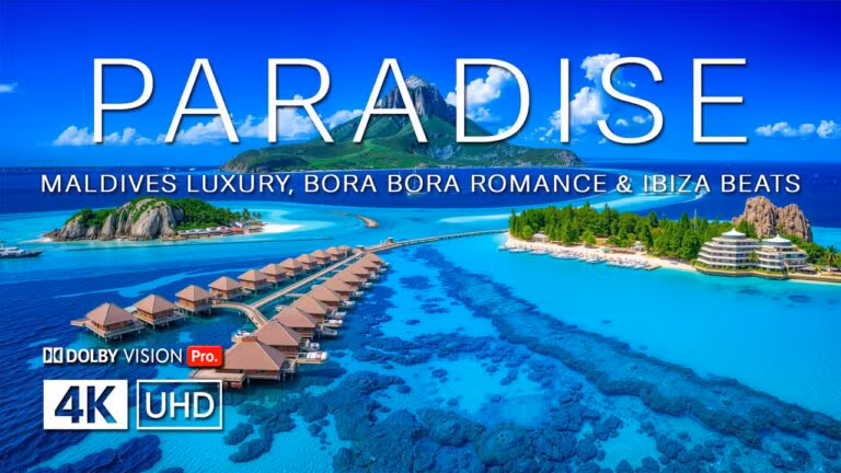 PARADISE REVEALED IN STUNNING 4K DRONE FOOTAGE (ULTRA HD) | World’s Most Beautiful Islands & Beaches
